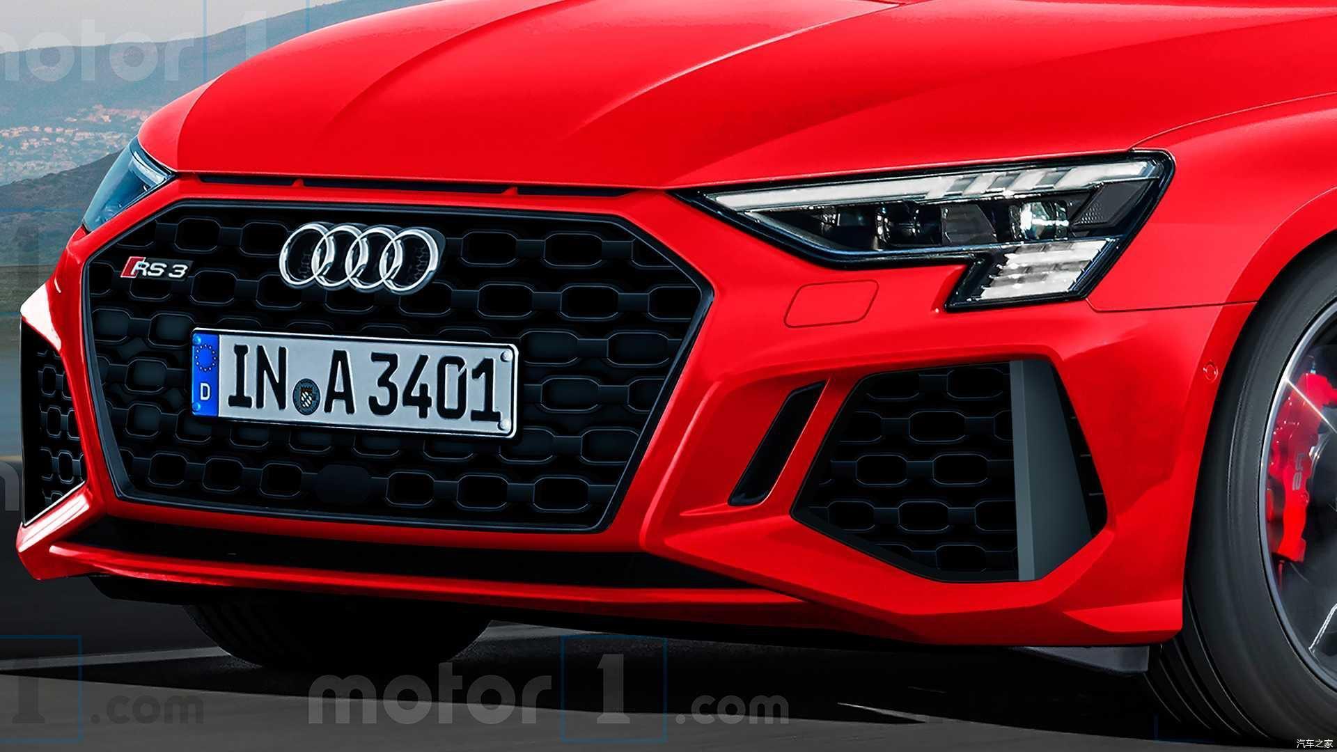 全新一代奥迪rs3sportback渲染图曝光