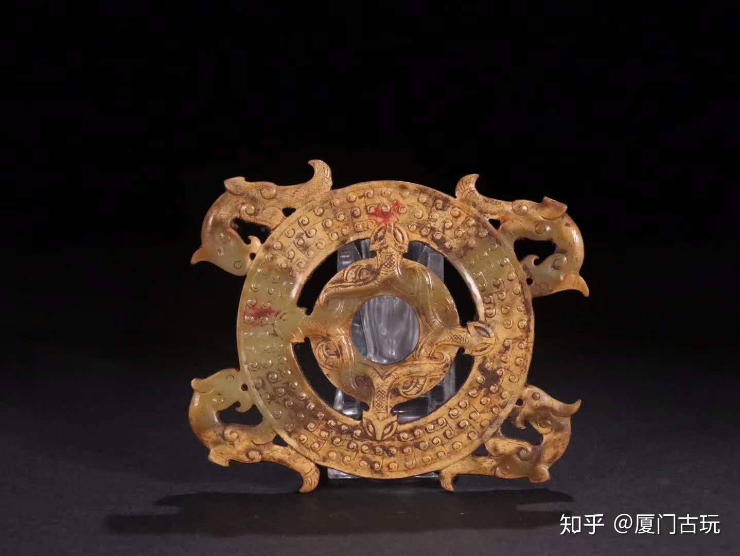 汉 高古玉“螭龙”玉壁 - 知乎