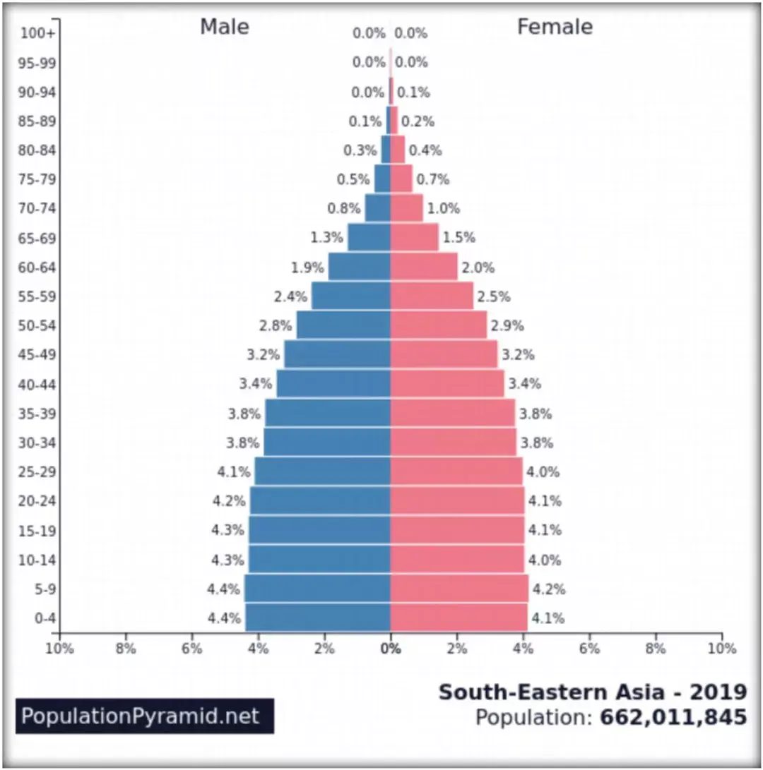 France Population Pyramid 2023