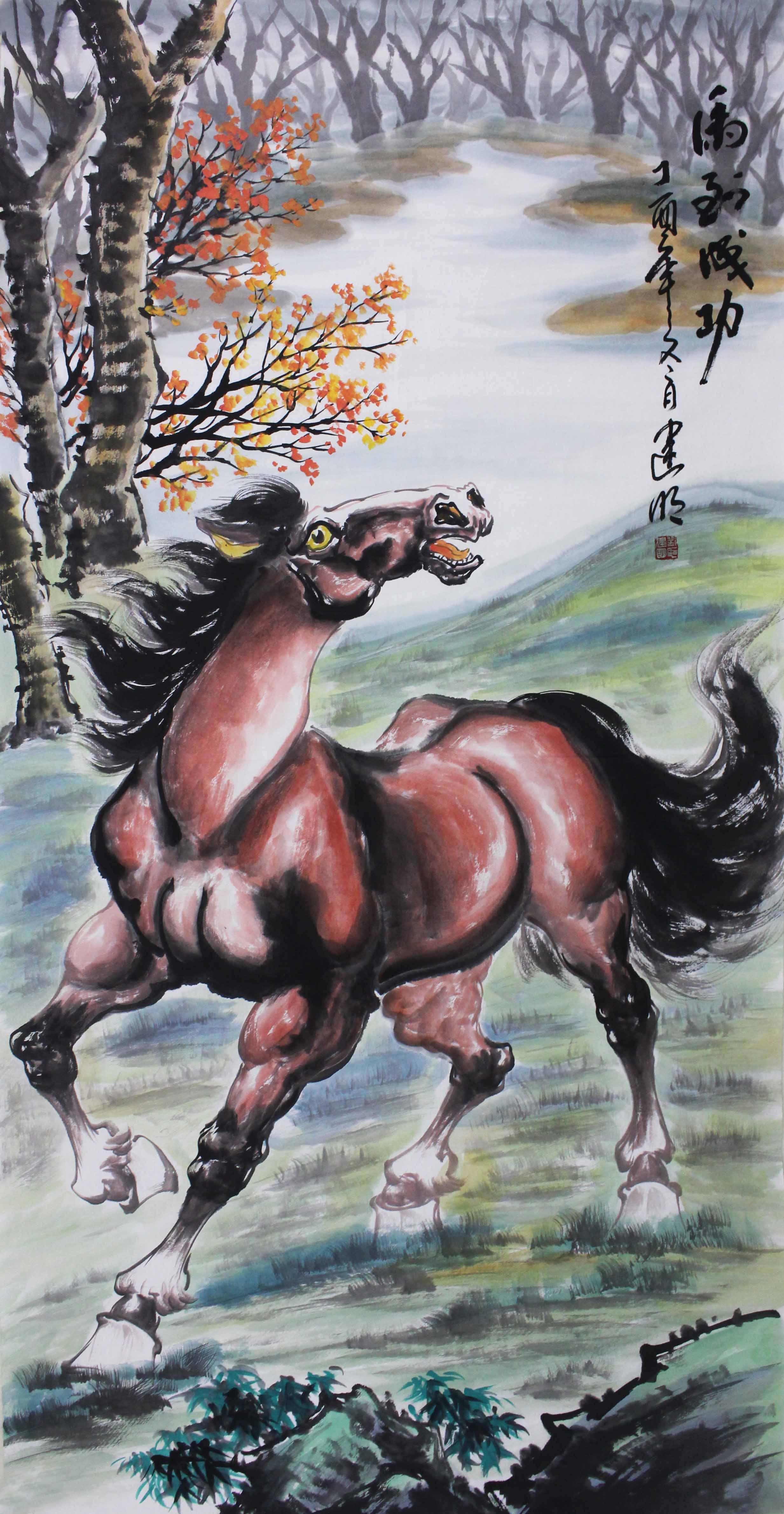 著名画家刘建明老师书画作品展示