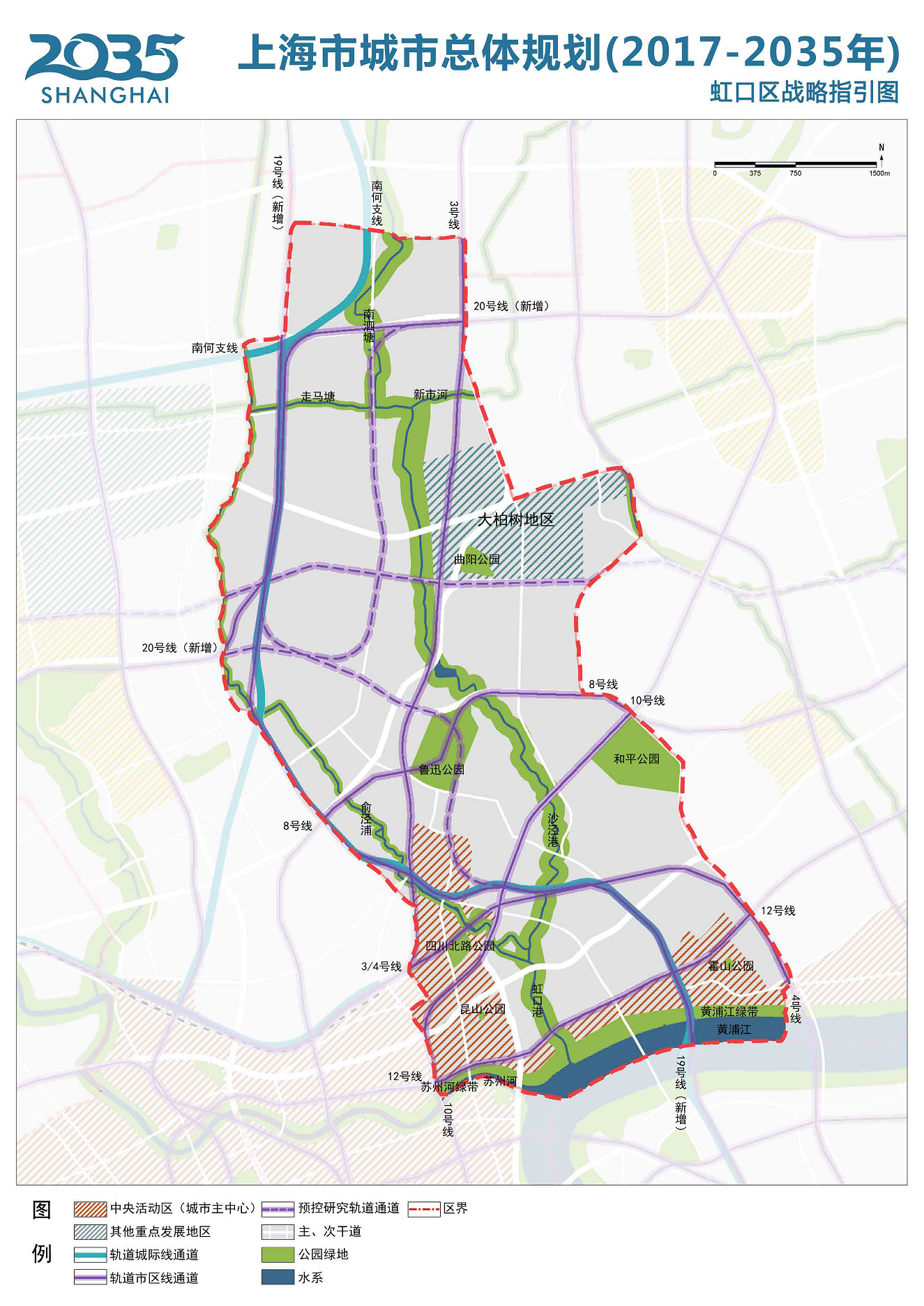 上海2035规划里的地铁部分