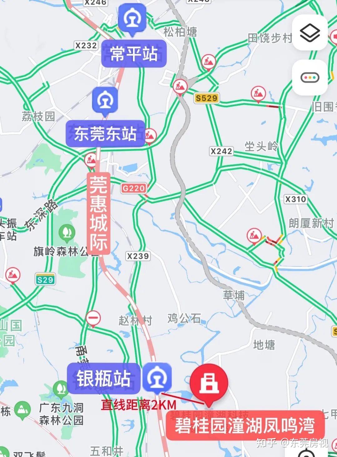 抵达东莞西站后,换乘穗莞深城际,佛莞线(在建中),可快速通达东莞市区