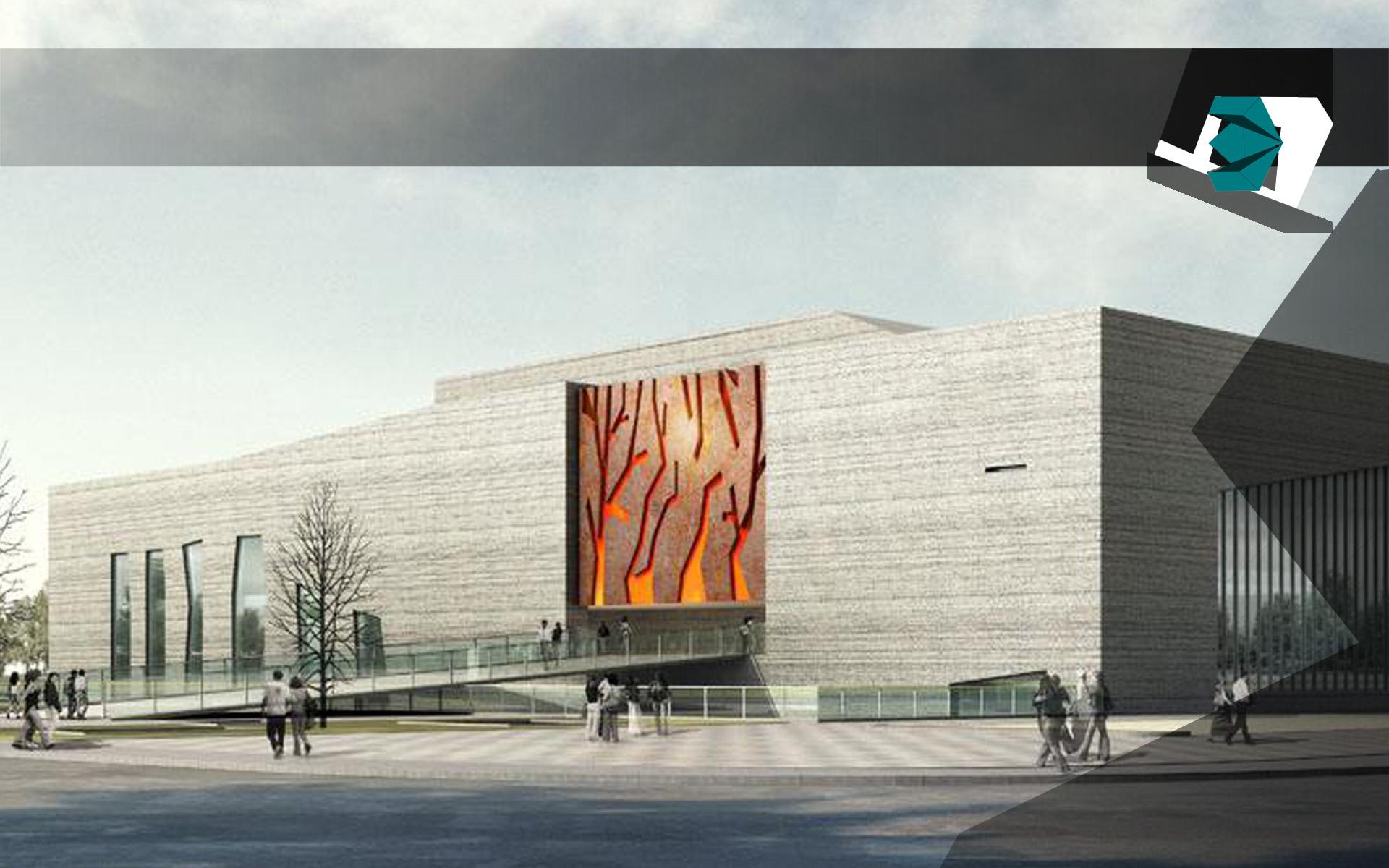 3dmax模型后期调整垂直，ps后期建筑垂直效果