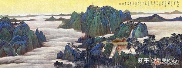 国画收藏：叶大隐老师精美山水国画作品经典永流传- 知乎