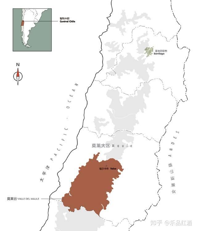 智利葡萄酒的摇篮莫莱山谷maulevalley
