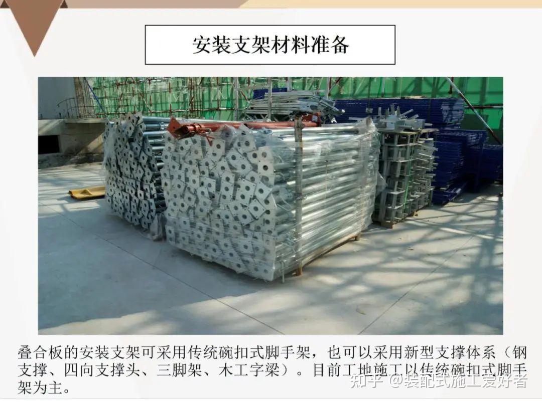 装配式建筑预制叠合板安装施工工艺 - 知乎