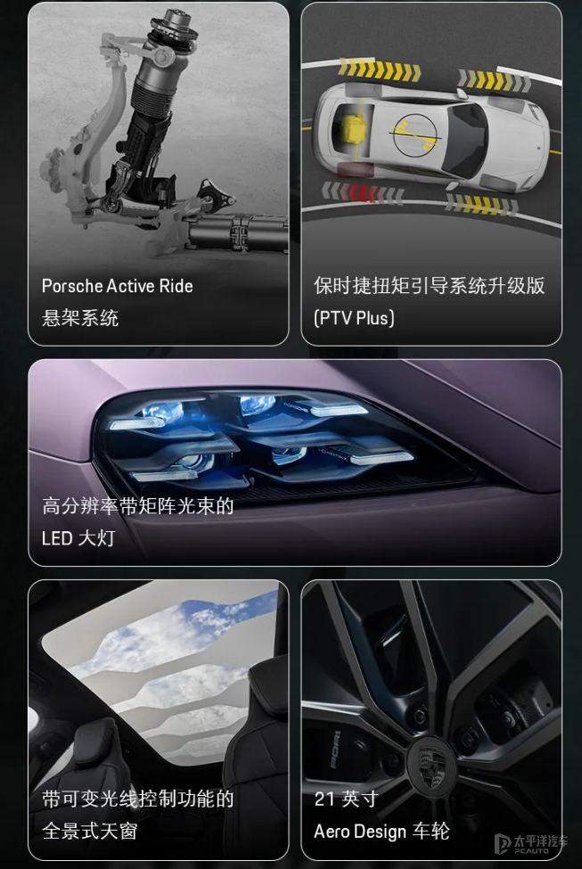 保时捷Taycan推创新组件 包含Active Ride系统/矩阵光束LED大灯 - 知乎