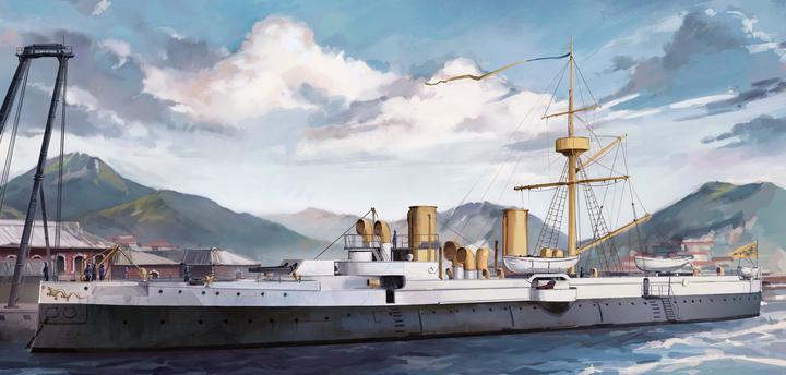 盘点市面上那些1700比例北洋水师军舰模型