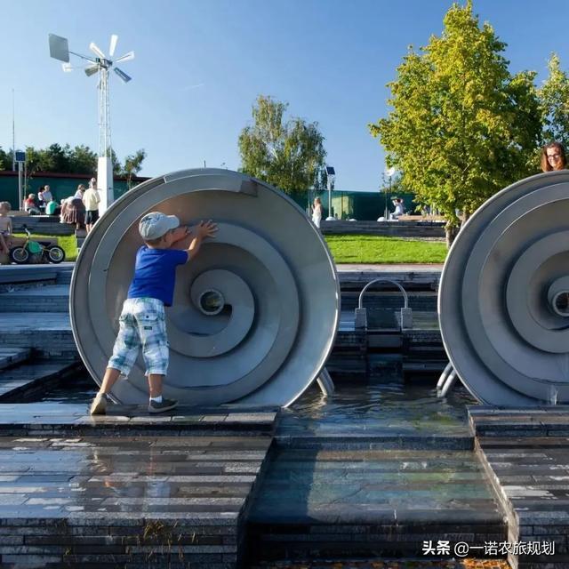 无限体验无动力设施清凉的趣水设计