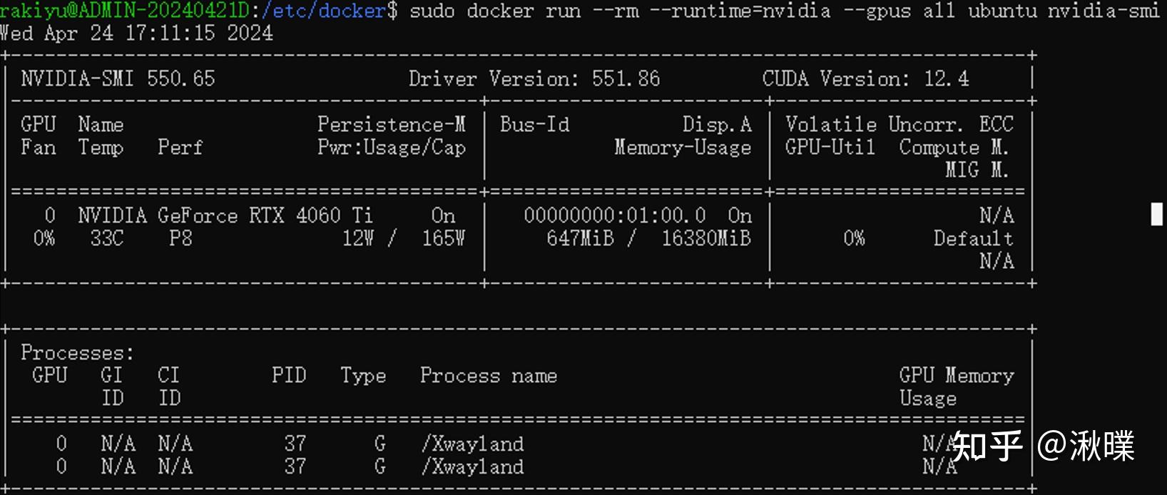 Wsl with nvidia container toolkit 