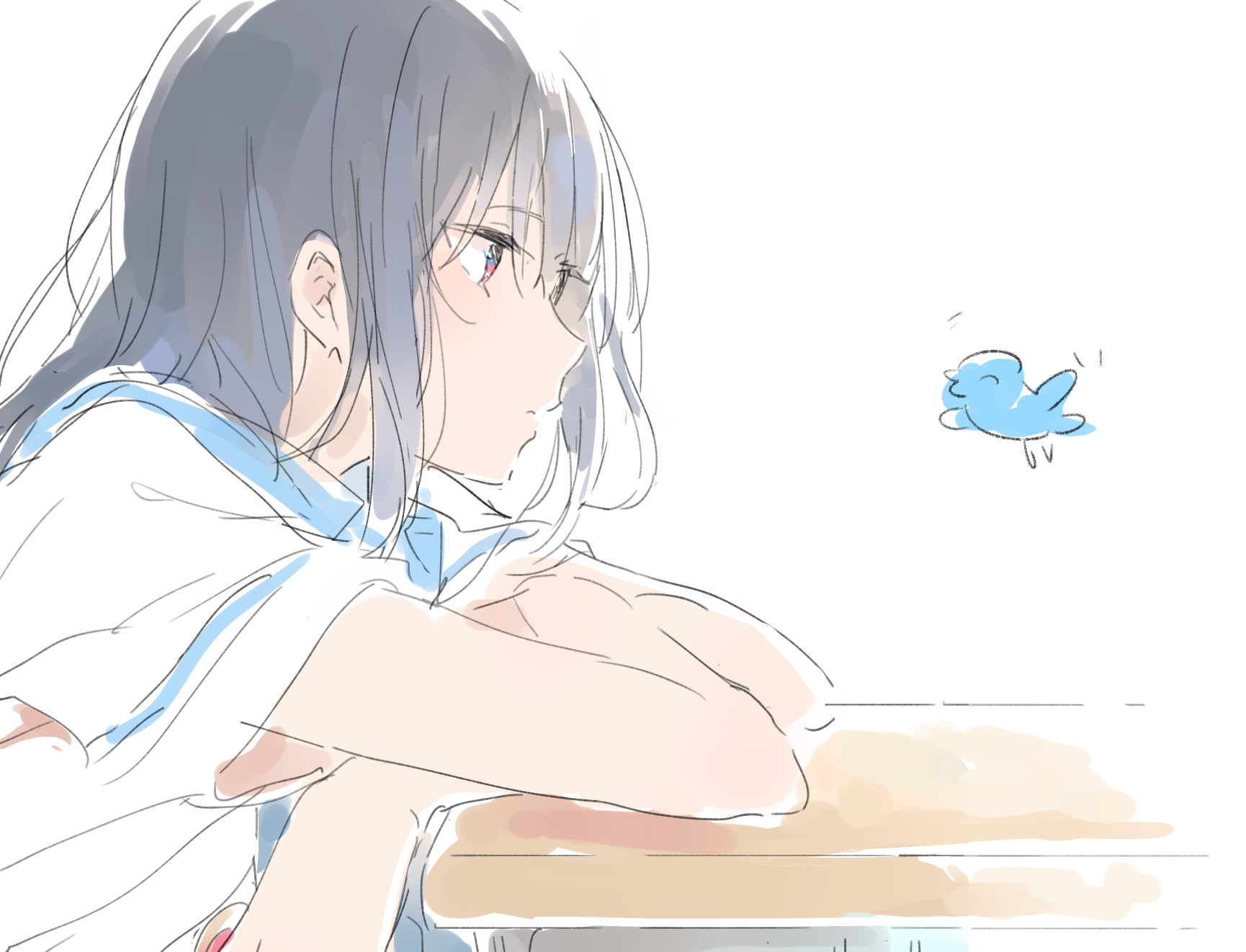 有没有好看的动漫侧脸女生头像最近超喜欢这种风格