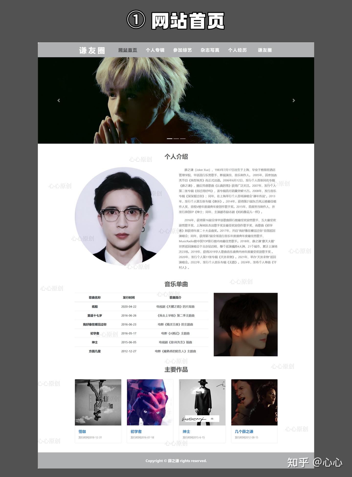 CSS+JS个人博客网页Bootstrap模板响应式网页设计成品html网站前端网页源代码 - 知乎