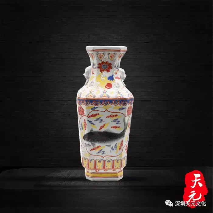※中国古美術/粉彩龍鳳凰紋大瓶/(底款:大清乾隆年製) 中国古美術/粉彩龍鳳凰紋大瓶/(底款:大清乾隆年