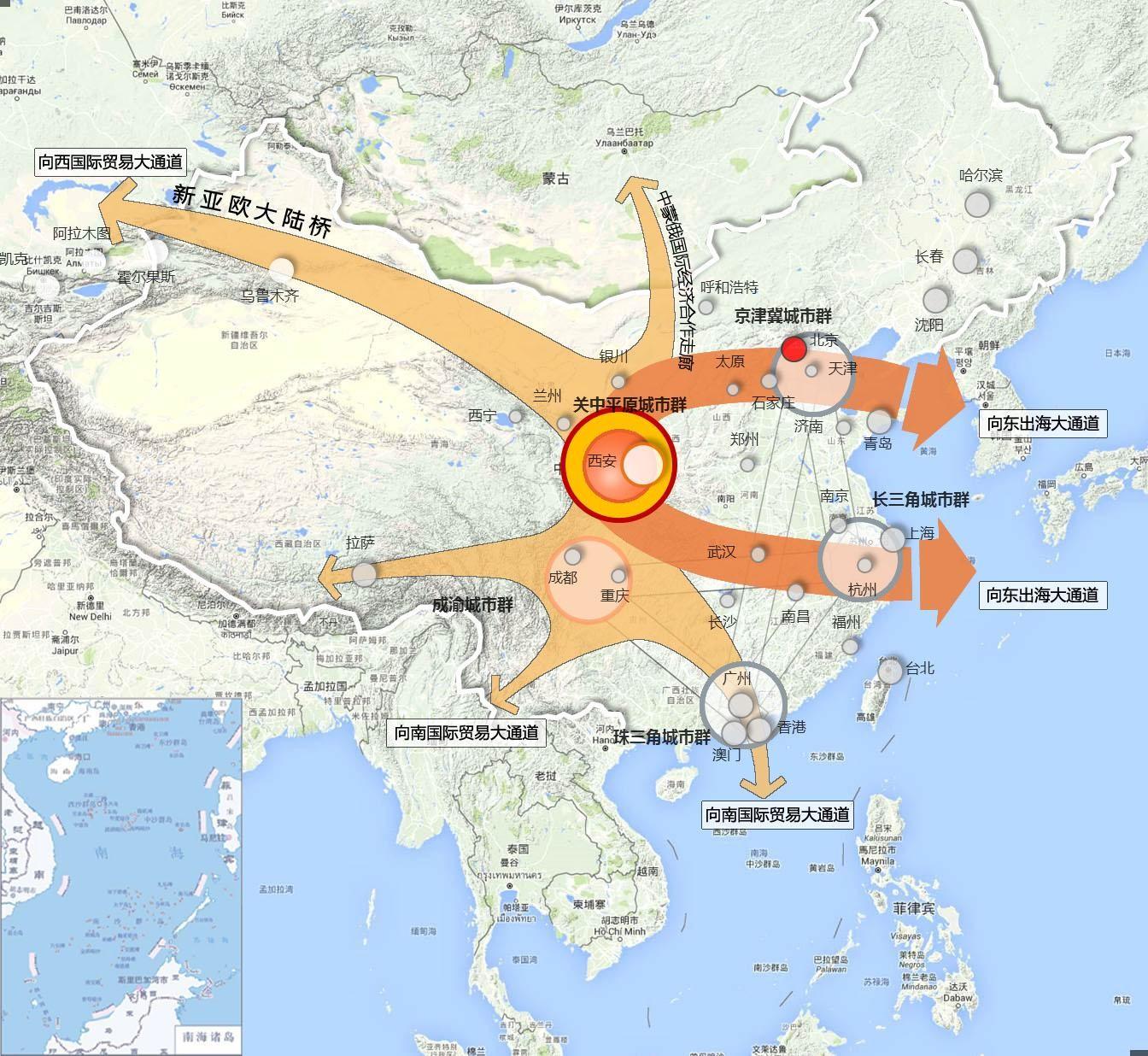 强化向西向北开放合作,打造新亚欧大陆桥和中蒙俄经济走廊衔接互动的