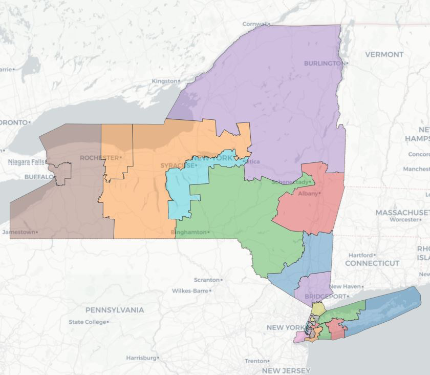 纽约州选区重划 - 知乎