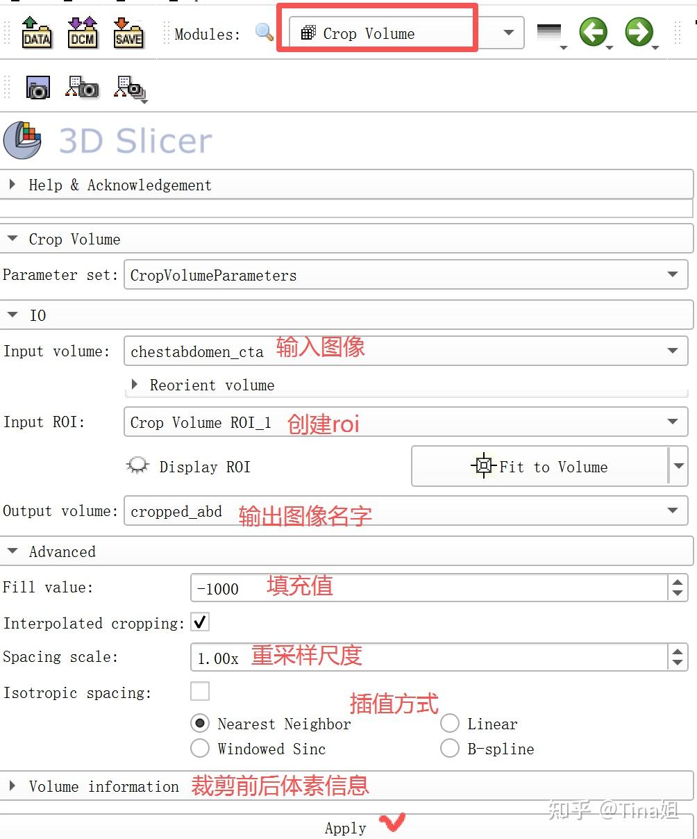 在 3D Slicer 中使用 Crop Volume 高效裁剪与重采样，提升分割、配准与深度学习处理效率 - 知乎