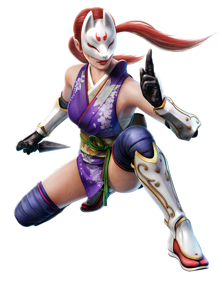 格斗游戏最神秘的蒙面小姐姐面罩之下却是倾世容颜