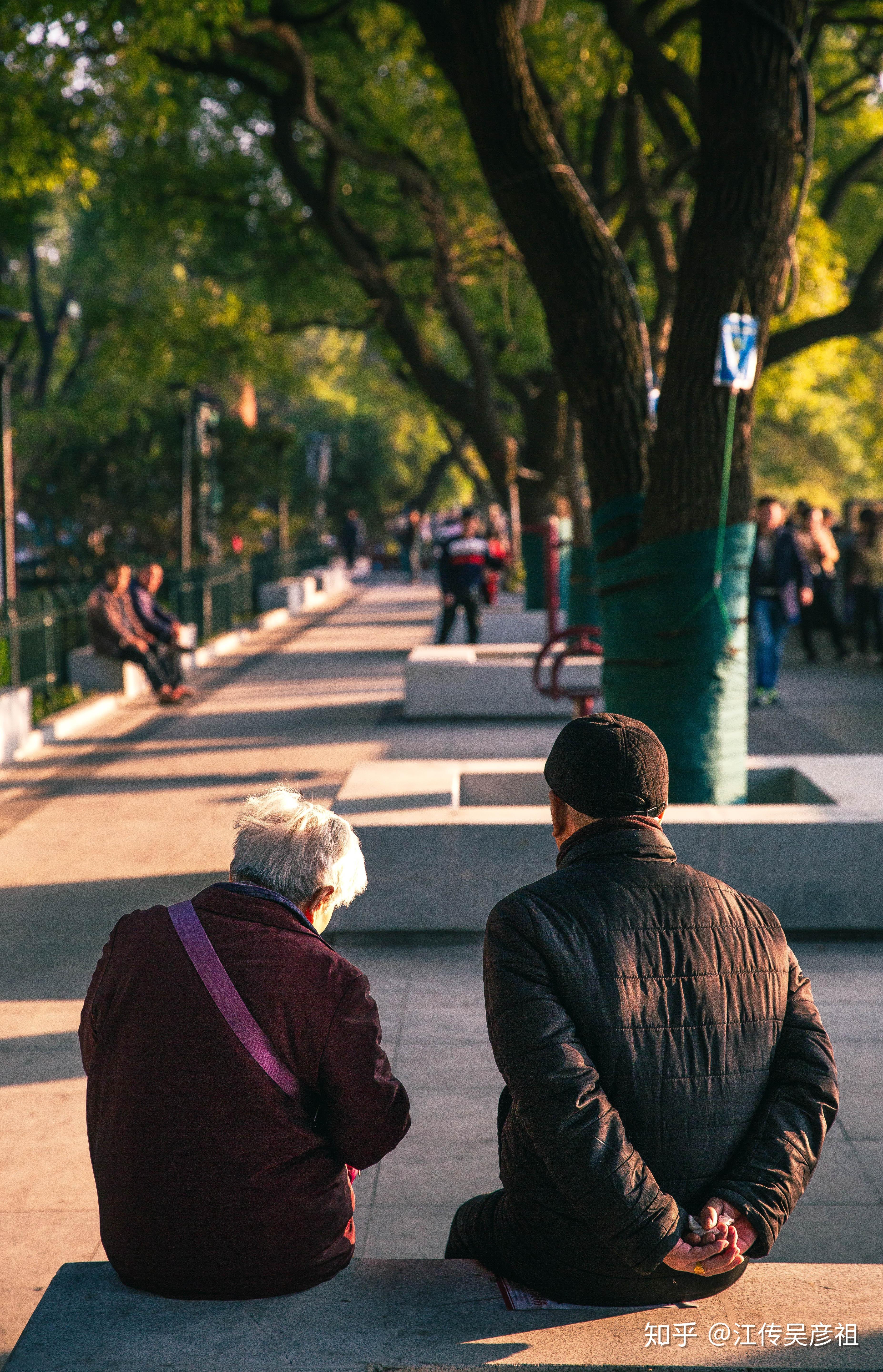 大家有没有那种老爷爷老奶奶牵手散步的照片呢