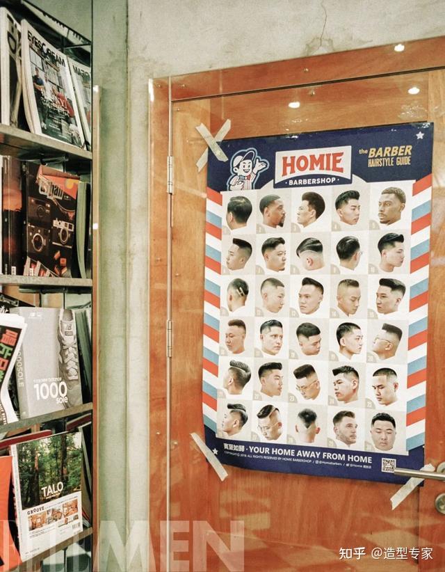 barbershop专为男性理发这是一种男士文化