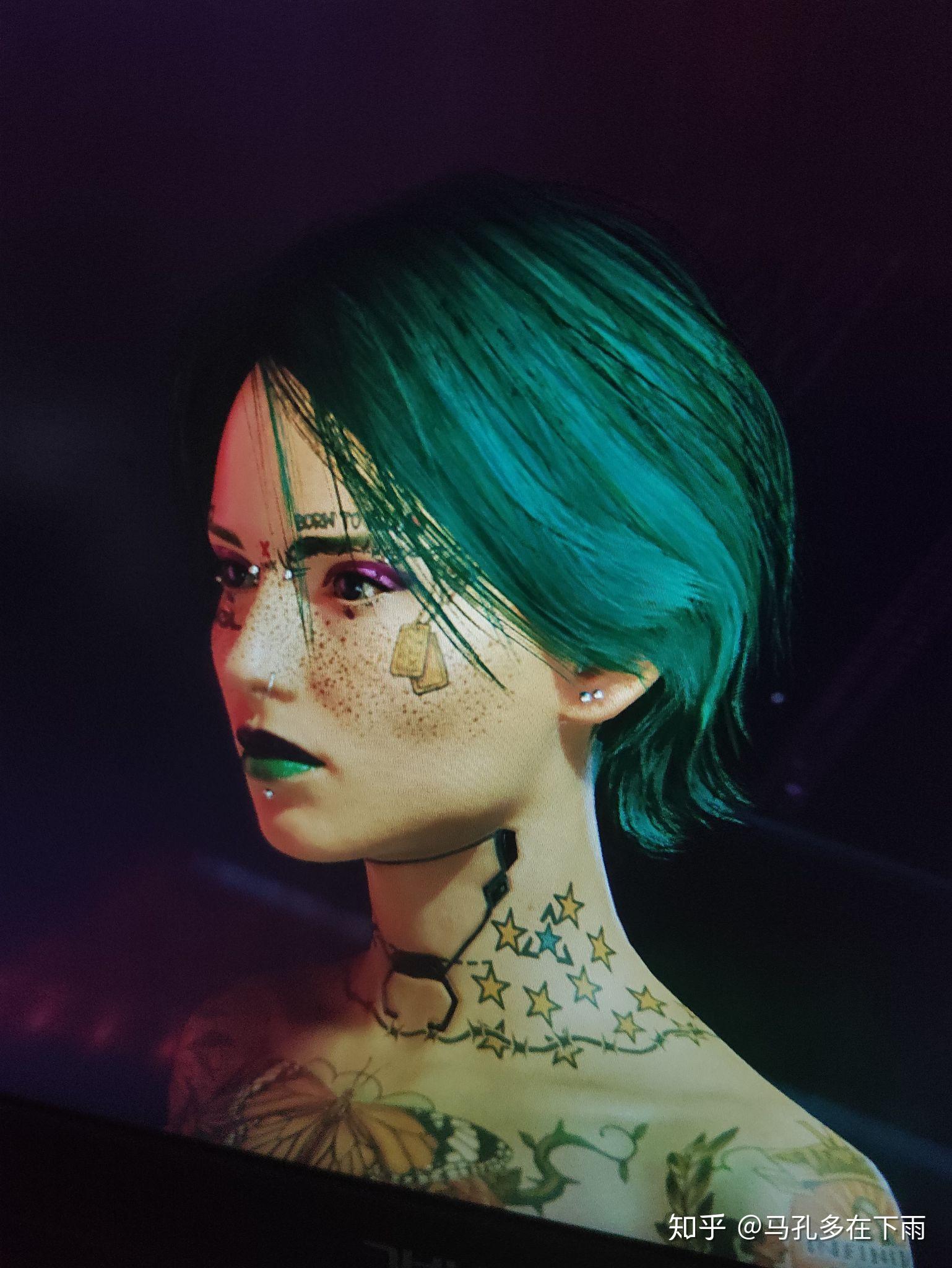 在赛博朋克2077捏脸时你选择了什么样的形象作为你角色的外形