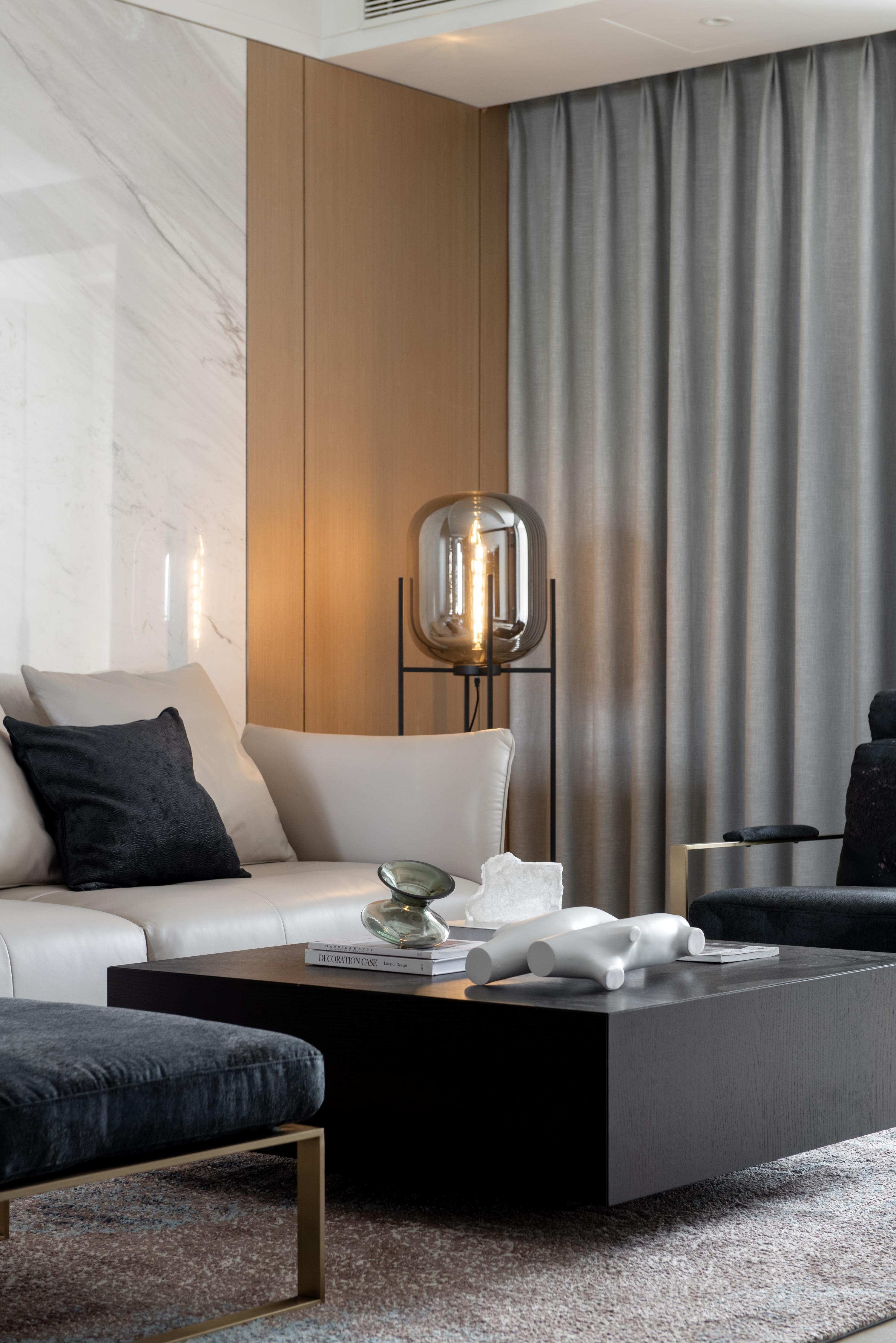 软装装修125㎡三室简约风善用木质元素微改软装搭配简约又高级