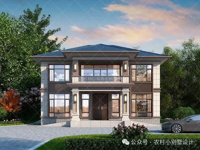 城里有房,不如老家有地,45套二层新中式农村自建房别墅设计精选 - 知乎