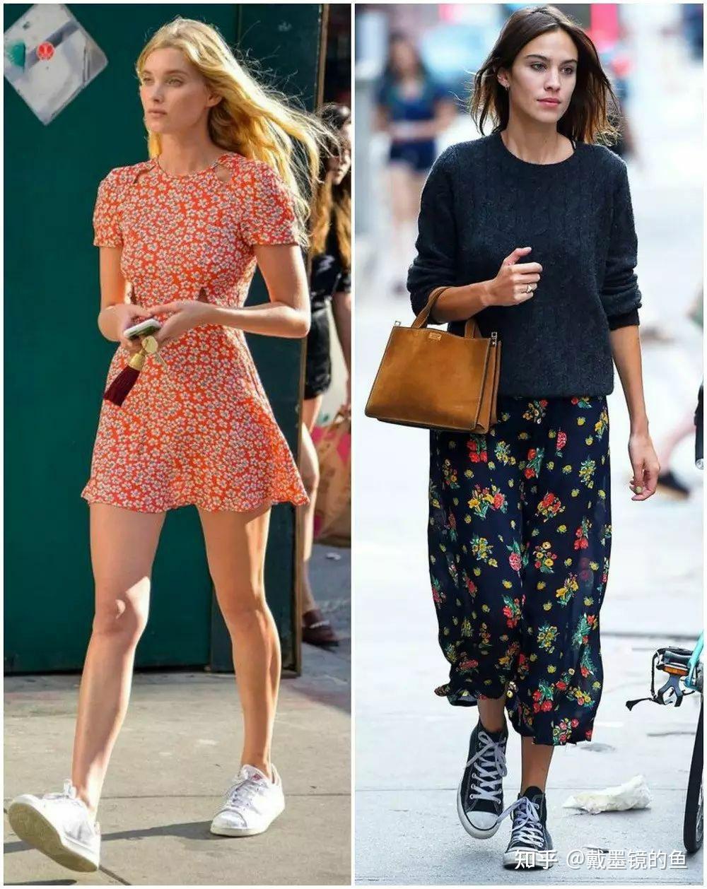 匡威配裙子是不是不伦不类玷污了裙子的美感