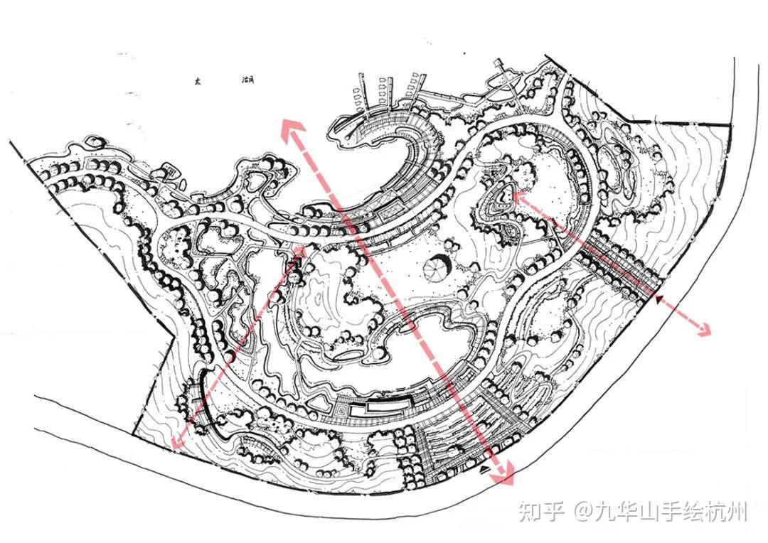 景观轴线 在考研快题中的运用