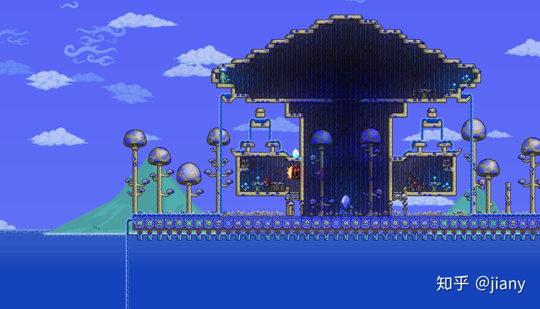 泰拉瑞亚14更新后npc有了舒适值你会怎么搭建房子安排住所