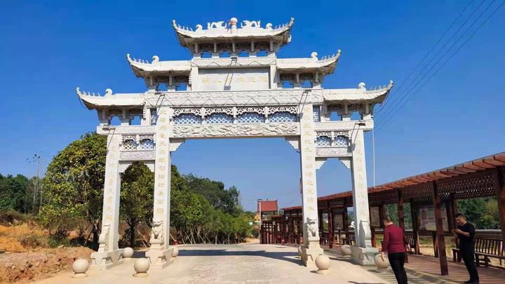 农村寨门牌坊设计效果图 - 知乎