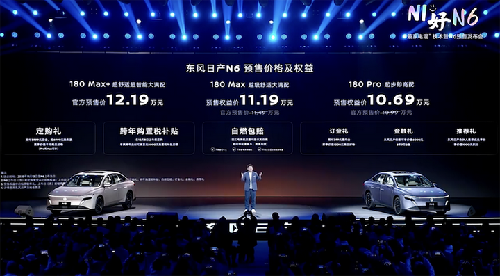 日产N6预售10.69万起！高通8775、Momenta智驾方案上车，10万级插混车竞争升级 - 知乎