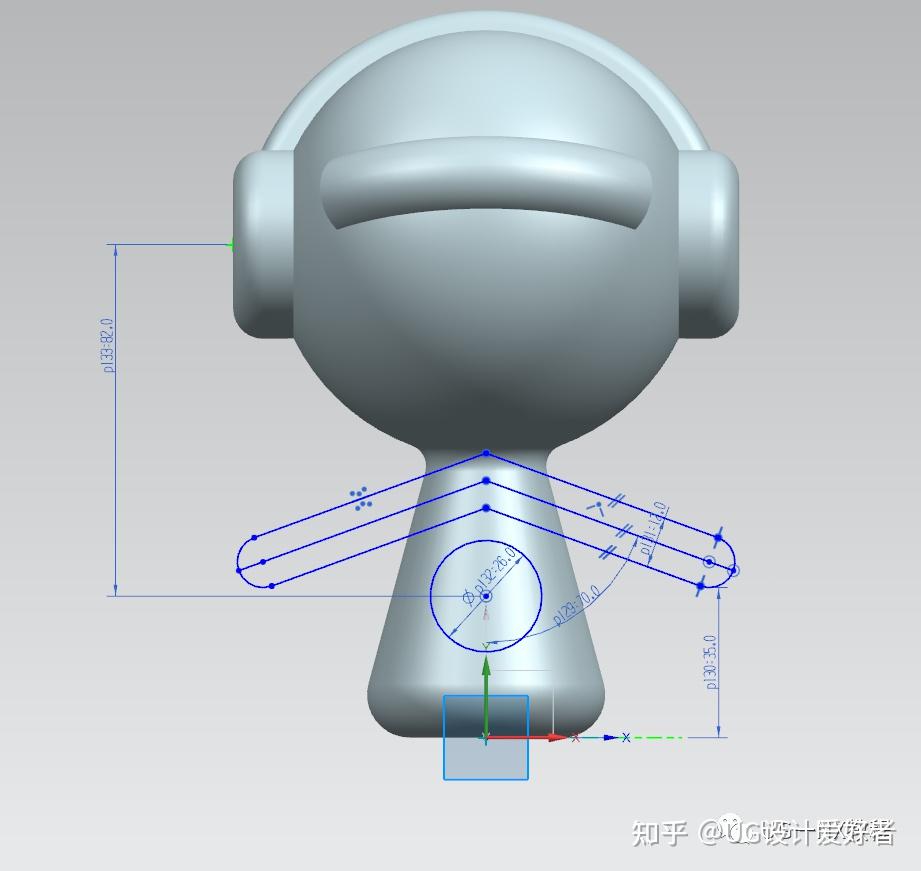 ug软件绘制一个机器人看图建模最简单