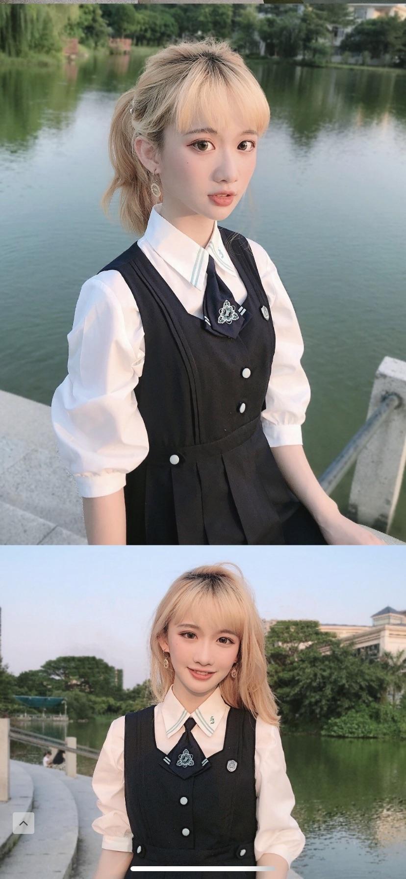 jk 制服适合什么样的发型? - 知乎