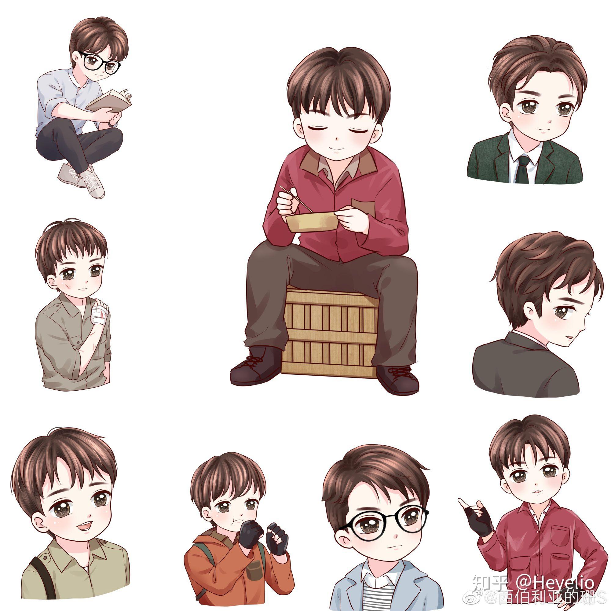 求盗墓笔记铁三角和花花黑瞎子的合影动漫的! - 知乎