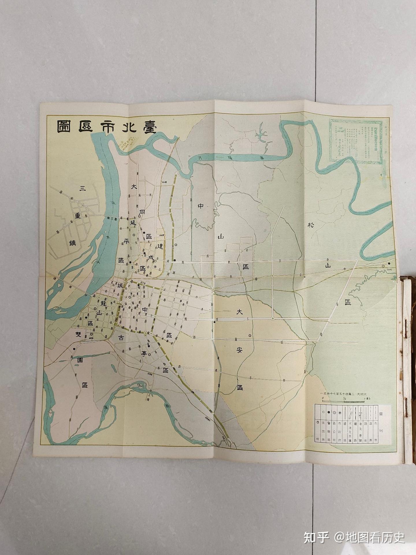1960年《台北市分区详图》 - 知乎
