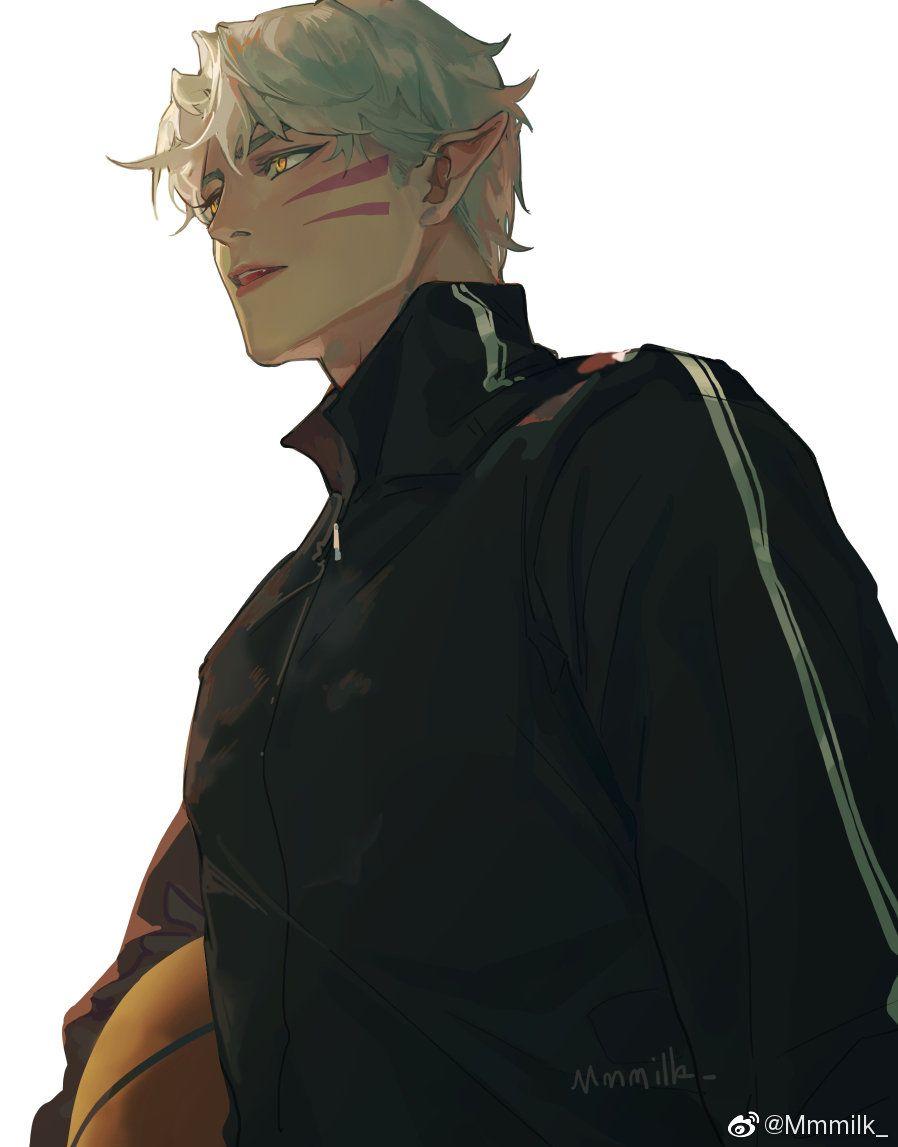 有没有特别像云深的动漫头像一头银发桀骜不驯