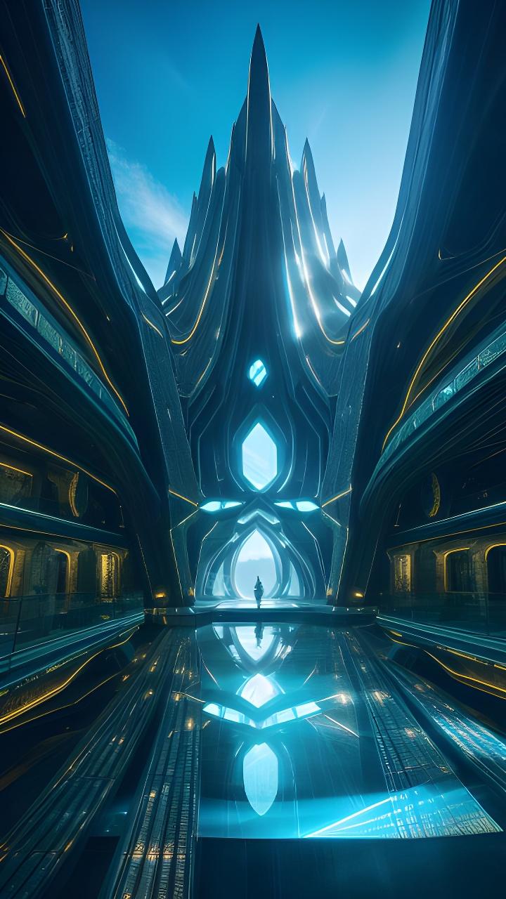 有没有类似这样的科幻建筑壁纸,唯美的也行? - 知乎