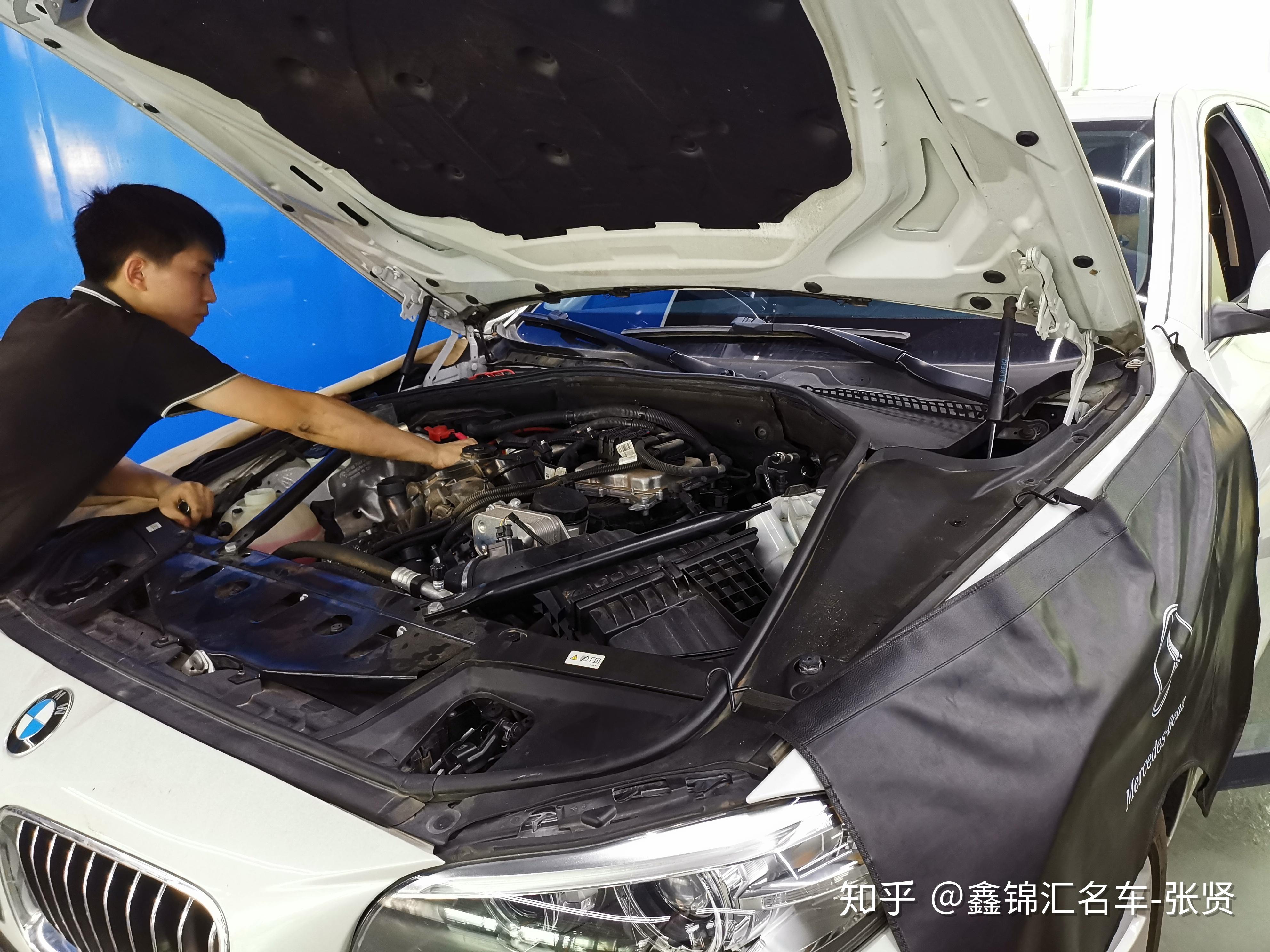 宝马520li5系维修保养作业-保养后加大动力-深圳汽车