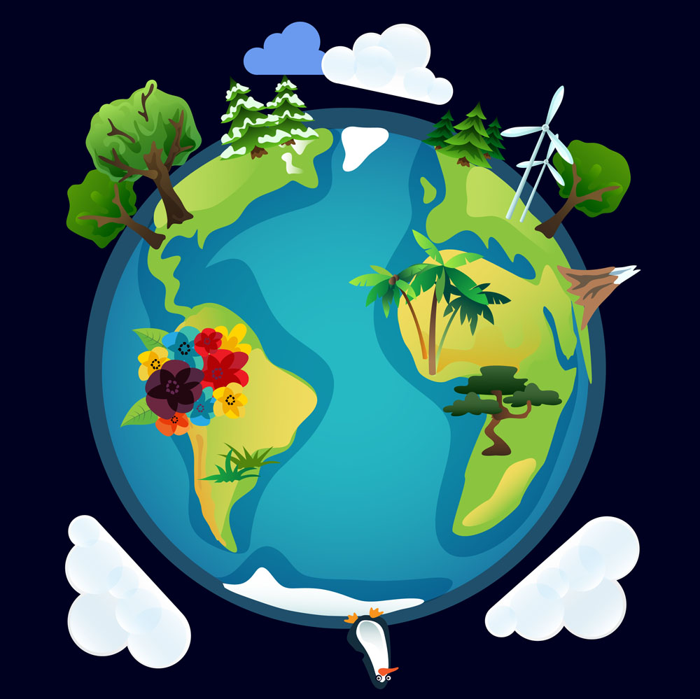 面对我们的地球家园,请伸出双手,从日常的小事做起,贡献自己的力量,一