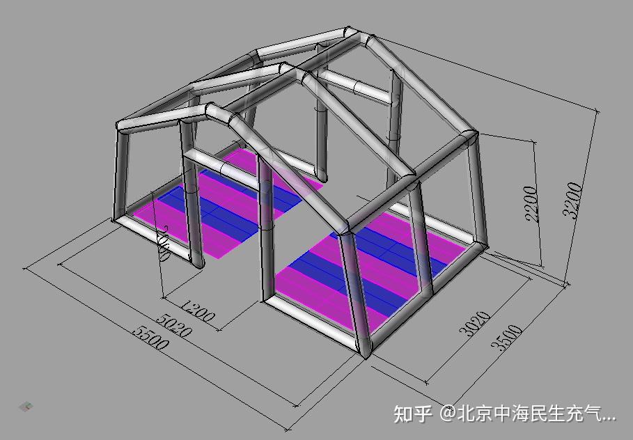 3x4帐篷组装图图片