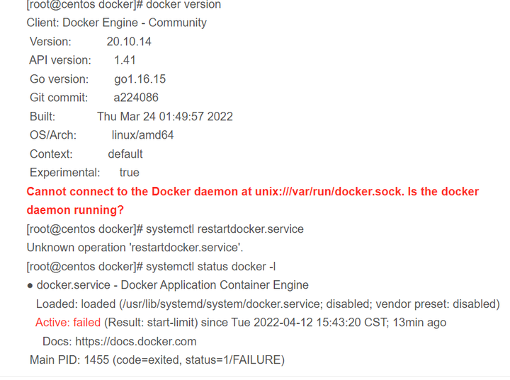 Docker cannot connect to the docker daemon at unix var run