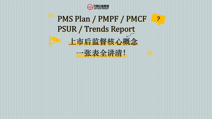 一张表讲透:欧盟上市后监督必知的PMS Plan/PMPF/PMCF/PSUR/Trends Report - 知乎