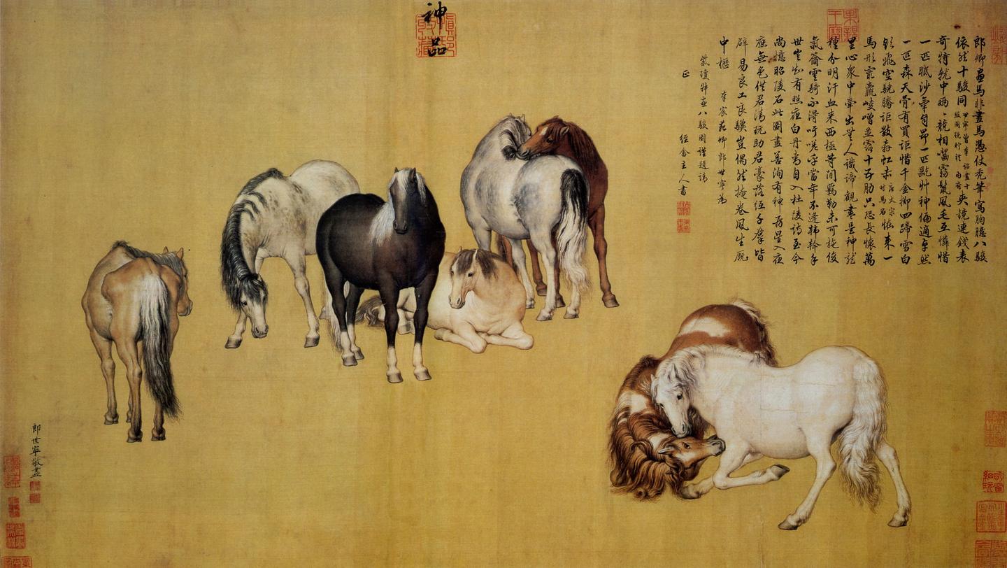 郎世宁精典作品高清全集(111张) - 知乎