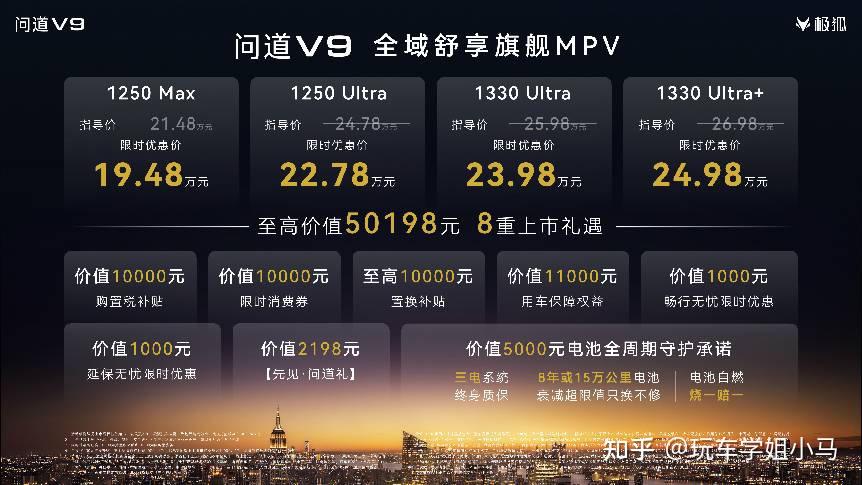限时优惠价19.48万起 极狐问道V9的造车哲学