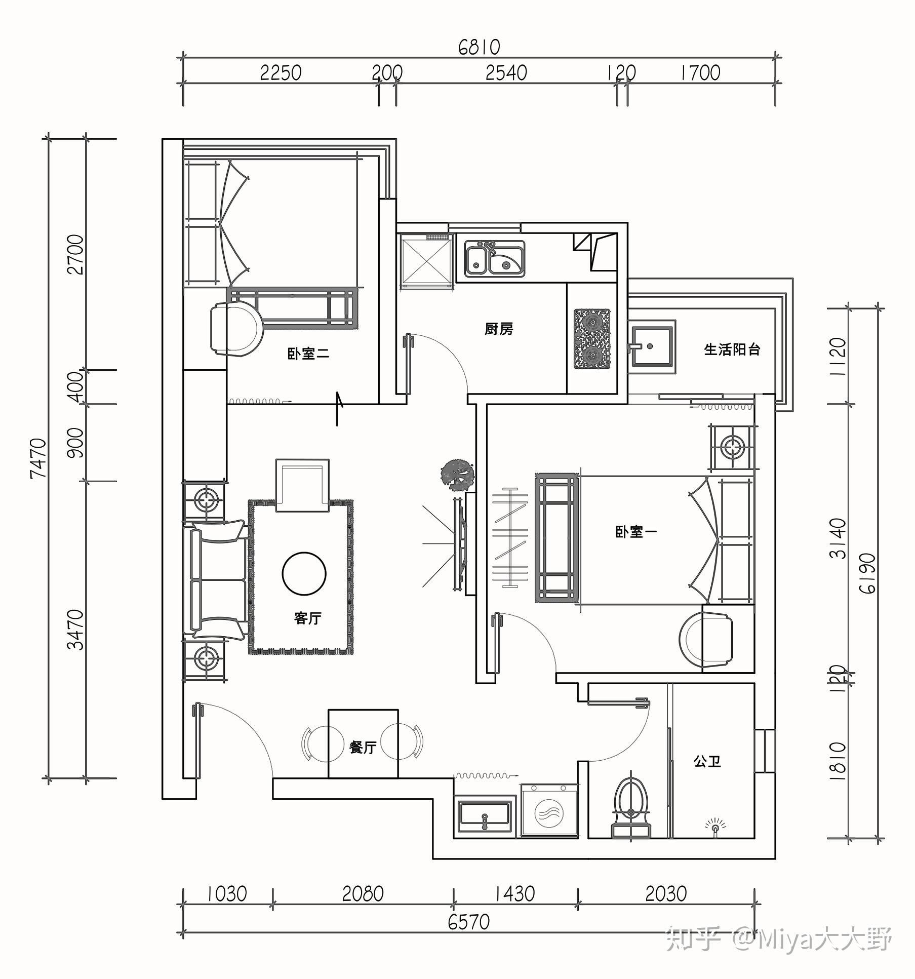 小2万软装款1房改2房单身小日式风格