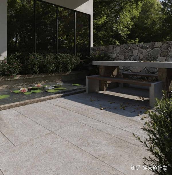 将生态石英砖铺于户外空间,带你踏入风格各异的度假胜地!悠闲假期由此开启~ - 知乎