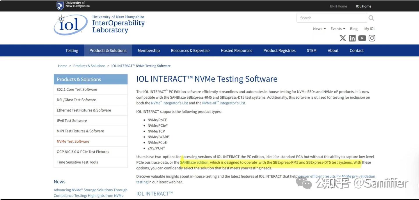 Unh Iol Lab UNH-IOL 实验室 和NVMe 测试平台及 Interact 工具到底是个啥东西? - 知乎