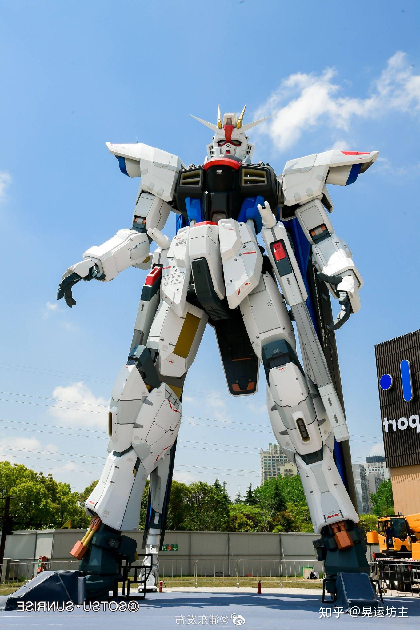 如何评价18米高11比例的自由高达立像2021年落户上海