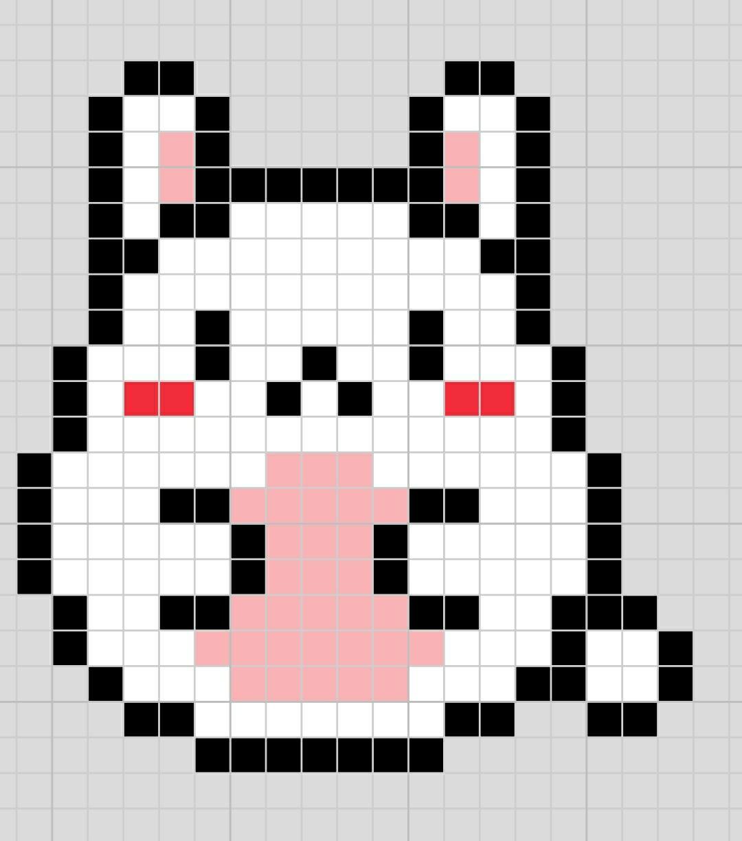 有哪些萌萌哒拼豆图纸(71˙▽˙71)? - 知乎