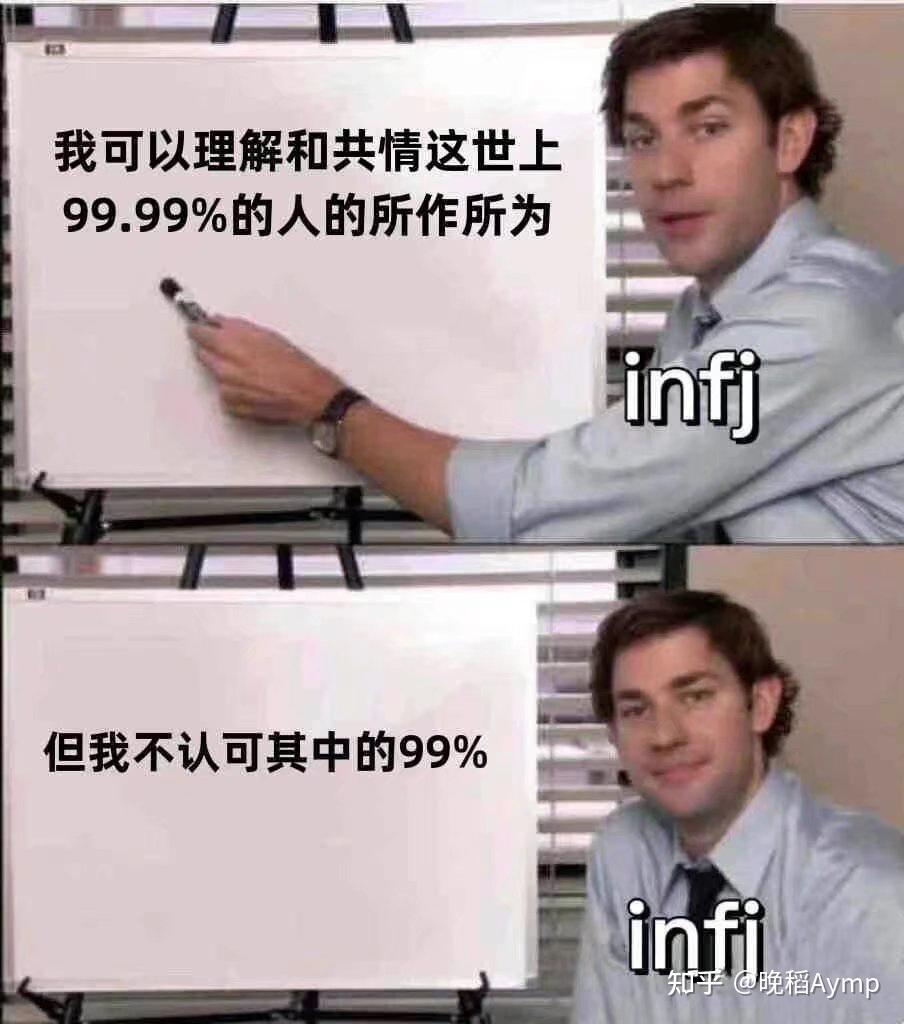 有哪些关于infj的梗图？ - 知乎